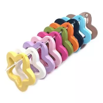 DIY ювелирные изделия материал конфетные цветные подвески 10 шт пентаграмма кулон для ожерелья серьги изготовление моды 30 мм акрил разноцветный