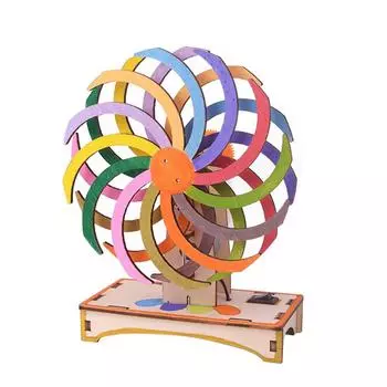 DIY Волшебное окно ручной работы DIY Набор для научных экспериментов и образовательная модель игрушки Физика Научные игрушки для детей Подарочный игрушечный проект разноцветный