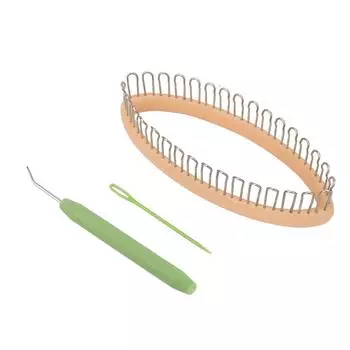 DIY Вязальная машина Носки Гетры Ткач Вязание крючком Кольцо Пряжа Игла Вязание Инструменты Случайный Цвет