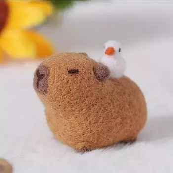 DIY Water Lazy Wool Felt Material Package Handmade Animal Felting Kit Незаконченный Art Craft Wool Felt Gift Cuisine Family