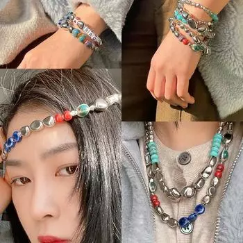 DIY White K ожерелье ювелирные изделия аксессуары 10-50 шт./упак. разделитель популярные нерегулярные позолоченные высококачественные бусины для изготовления ювелирных изделий свободные бусины для браслета 7x6mm 50pcs