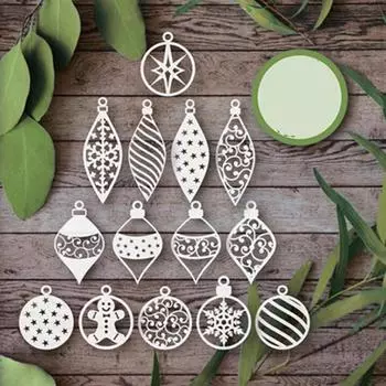 DIY-YS Звезда Пряничный человечек Альбом DIY Рождественская сталь Углеродистая снежинка Высечка Форма серебряный