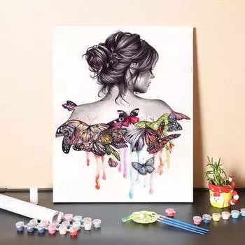 DIY живопись по номерам цифровая картина маслом хобби украшения дома искусство ремесла цифры живопись 40x50cm no frame