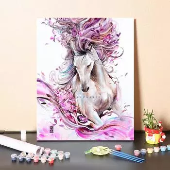 DIY живопись по номерам цифровая картина маслом хобби картина маслом украшение дома номера картина маслом визуальное искусство цифры живопись 40x50cm no frame