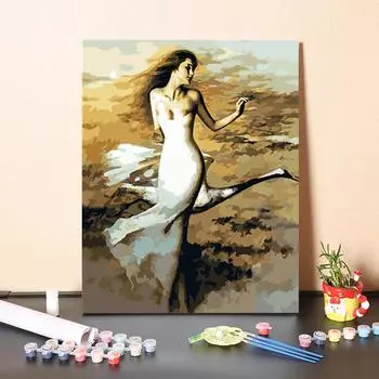 DIY живопись по номерам цифровая картина маслом хобби искусство украшения дома ремесла цифры живопись 40x50cm no frame