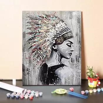 DIY живопись по номерам цифровая картина маслом хобби украшение дома номера живопись картина маслом цифры картина маслом изобразительное искусство 40x50cm no frame