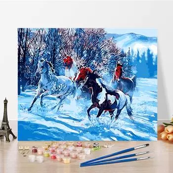 DIY живопись по номерам цифровая картина маслом ремесла искусство хобби украшения дома цифры живопись 40x50cm no frame