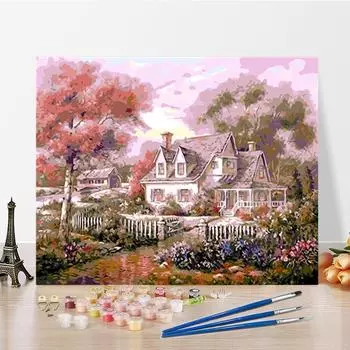 DIY живопись по номерам цифровая картина маслом искусство номера живопись украшение дома ремесла хобби