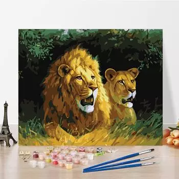 DIY Живопись по номерам Цифровая масляная живопись Ремесла Хобби Украшение дома Искусство Живопись по номерам 40x50cm no frame