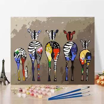 DIY Живопись по номерам Цифровая масляная живопись Домашнее украшение Цифровая масляная живопись Масляная живопись Хобби Цифровая живопись Изобразительное искусство 40x50cm no frame