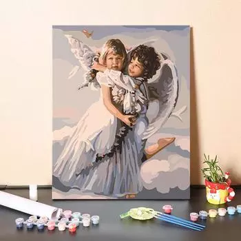 DIY Живопись по номерам Цифровая масляная живопись Живопись по номерам Хобби Украшение дома Ремесла Искусство 40x50cm no frame