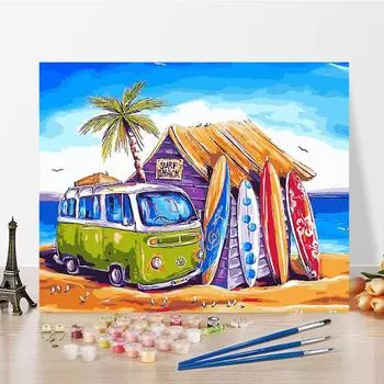 DIY Живопись по номерам Цифровая масляная живопись Домашнее украшение Хобби Живопись по номерам Живопись по номерам Живопись по номерам Изобразительное искусство 40x50cm no frame