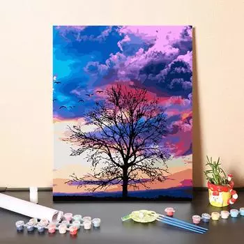 DIY Живопись по номерам Цифровая живопись маслом Хобби Масляная живопись по номерам Масляная живопись по номерам Живопись по номерам Изобразительное искусство Украшение дома 40x50cm no frame