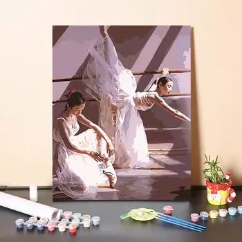 DIY Живопись по номерам Цифровая живопись маслом Украшение дома Хобби Ремесла Живопись по номерам Искусство 40x50cm no frame