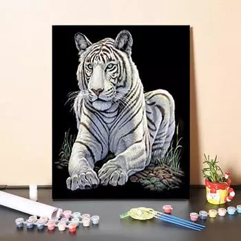 DIY Живопись по номерам Цифровая живопись маслом Хобби Украшение дома Изобразительное искусство Цифровая живопись маслом Цифровая живопись маслом 40x50cm no frame