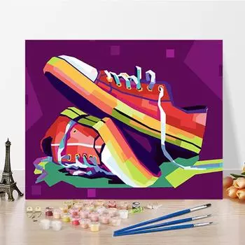 DIY Живопись по номерам Цифровая живопись маслом Домашнее украшение Хобби Живопись по номерам Изобразительное искусство Живопись по номерам Масляная живопись маслом 40x50cm no frame