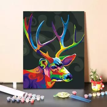 DIY Живопись по номерам Цифровая живопись маслом Хобби Цифровая живопись маслом Изобразительное искусство Живопись по номерам Домашнее украшение Живопись маслом 40x50cm no frame