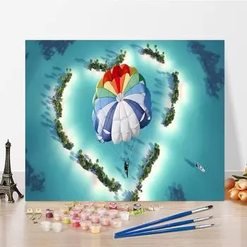 DIY Живопись по номерам Цифровая живопись маслом Хобби Изобразительное искусство Живопись маслом Домашнее украшение Живопись по номерам Живопись по номерам 40x50cm no frame