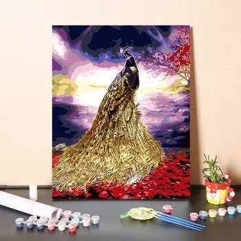 DIY живопись по номерам хобби художественные ремесла цифровая картина маслом украшение дома номера живопись 40x50cm no frame