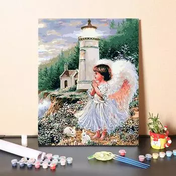 DIY Живопись по номерам Хобби Ремесла Украшение дома Живопись по номерам Цифровая живопись маслом Искусство 40x50cm no frame