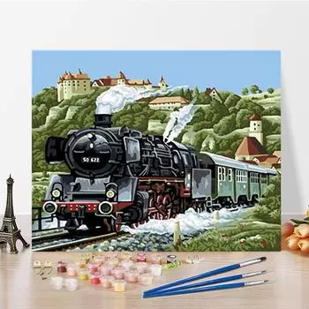 DIY Живопись по номерам Искусство Цифровая живопись маслом Живопись по номерам Хобби Ремесла Украшение дома 40x50cm no frame