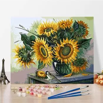 DIY Живопись по номерам Искусство Ремесла Украшение дома Цифровая живопись маслом Хобби Живопись по номерам 40x50cm no frame