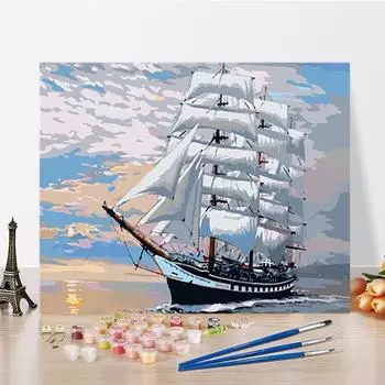 DIY Живопись по номерам Искусство Украшение дома Ремесла Хобби Цифровая живопись маслом Живопись по номерам 40x50cm no frame