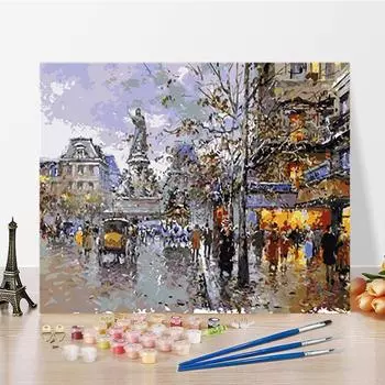 DIY живопись по номерам искусство украшения дома хобби цифровая картина маслом цифры живопись ремесла 40x50cm no frame