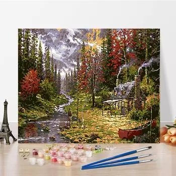DIY живопись по номерам ремесла хобби номера живопись украшение дома цифровая живопись маслом искусство 40x50cm no frame