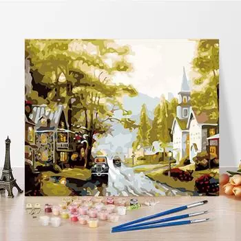 DIY живопись по номерам ремесла хобби украшения дома номера живопись цифровая живопись маслом искусство 40x50cm no frame