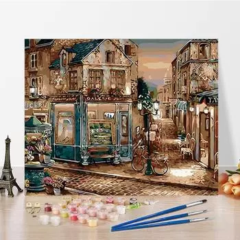 DIY Живопись по номерам Ремесла Хобби Живопись по номерам Искусство Украшения дома Цифровая живопись маслом 40x50cm no frame