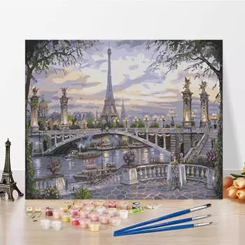 DIY живопись по номерам ремесла искусство хобби цифровая картина маслом украшение дома цифры живопись 40x50cm no frame