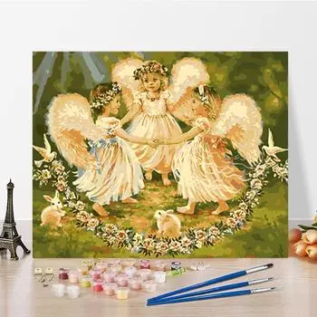 DIY Живопись по номерам Ремесла Украшение дома Живопись по номерам Искусство Хобби Цифровая масляная живопись 40x50cm no frame