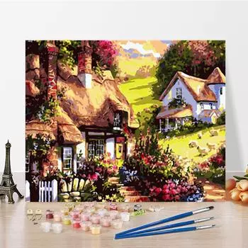 DIY живопись по номерам ремесла украшения дома цифровая картина маслом хобби номера живопись искусство 40x50cm no frame
