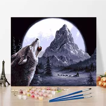 DIY Живопись по номерам Ремесла Живопись по номерам Искусство Хобби Цифровая живопись маслом Украшение дома 40x50cm no frame