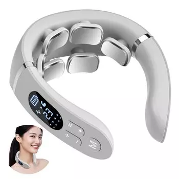 дизайн для 6 шеи расслабление шеи двойной эффект EMS шея 12 22 уровня LED ЖК-дисплей японский голос USB легко на день рождения японская инструкция