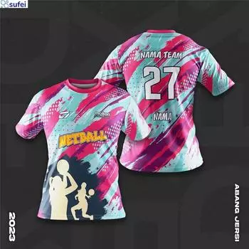 Дизайн ДЖЕРСИ НЕТБОЛ AURORA ультратонкая волокнистая командная спортивная форма с короткими рукавами/персонализируйте свою майку XXS