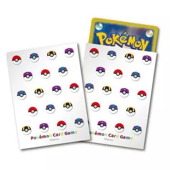 Дизайн колоды карточной игры Pokemon с изображением щита Monster Ball