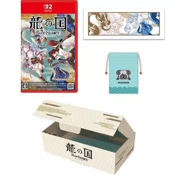 дизайн коробки Полотенце для рук Драконья страна Rune Factory Nintendo Switch 2 Edition Switch2 Дизайн Мокорон мешок на шнурке в комплекте Костюм Урараки Стиль