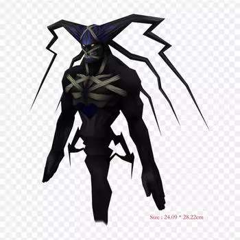 Дизайн костюма Рику Термотрансферная печать Виниловые нашивки Наклейка для одежды DIY Аппликации Стираемые нашивки