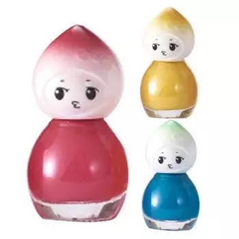 Дизайн куклы прозрачный детский лак для ногтей быстросохнущий долговечный лак 24