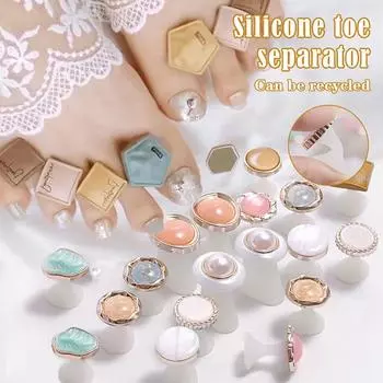 Дизайн Маникюр Педикюр DIY Инструмент для дизайна ногтей Разделитель для пальцев ног Разделители для пальцев ног E