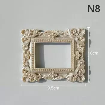 Дизайн ногтей дисплей ретро металл нерегулярная фоторамка инструмент для демонстрации ногтей as the picture