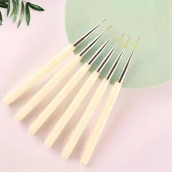 Дизайн ногтей Профессиональный удобный нескользящий УФ-гель для нанесения карандаша для ногтей Кисточка для подводки ногтей 5 mm