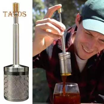 Дизайн пресс-фильтра для кофе, портативный пресс для кофе и чая из нержавеющей стали, легкий многоразовый фильтр для путешествий серебряный