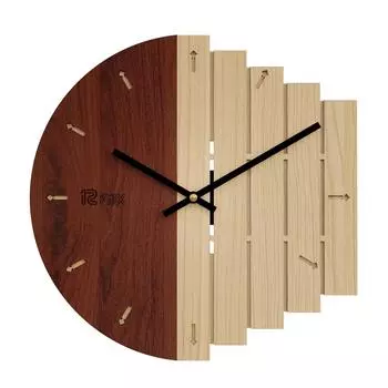 Дизайн Рыба 12 дюймов Ручной работы Стильные Элегантные Аналоговые Деревянные Настенные Часы для Гостиной Холла Спальни Офиса В подарок Кленовое Дерево