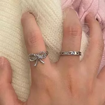 Дизайн Sense Милое кольцо-бабочка Женское Изысканное Элегантное Легкое Роскошное Индивидуальное Модное Тенденция Темперамент Универсальное Кольцо Кольцо