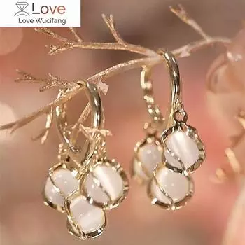 Дизайн Sense Мода Личность Опал Серьги Женские Модные Темпераментные Серьги Свадебные Украшения Подарки На День Рождения
