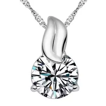 Дизайн Тихиро Подвеска Темперамент, Женское посеребренное ювелирное ожерелье с подвеской