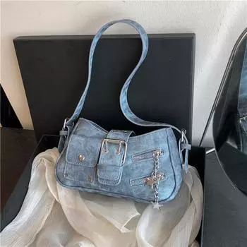 Дизайнерская американская сумка Spice Girl Underarm Bag женская премиум-класса Sense Simple через плечо сумка через плечо Tide 21*8*13 хаки